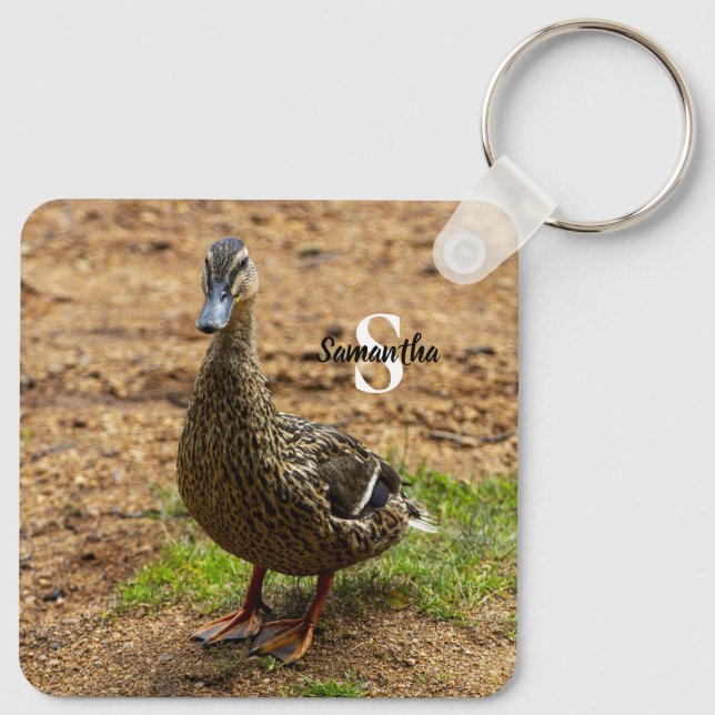 A Mallard Duck Keyring (Back)
