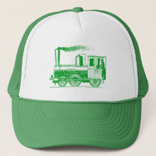 A Man and His Train - Grass Green Trucker Hat
