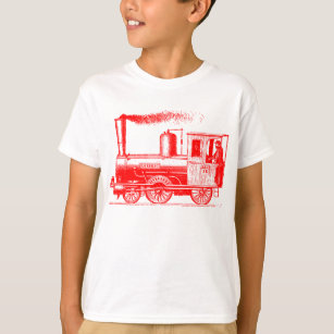 A Man and His Train - Red T-Shirt
