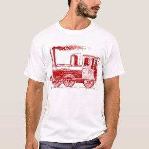 A Man and His Train - Ruby T-Shirt