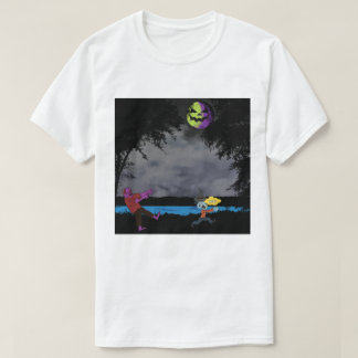 A man chased by zombies T-Shirt