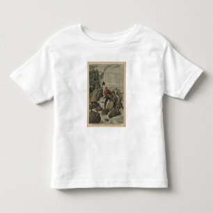 A man in a barrel crossing the Niagara Falls Toddler T-Shirt