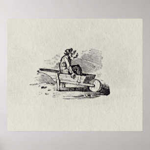 A Man in a Wheelbarrow Poster