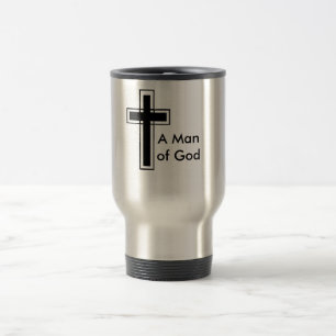 A Man of God Stainless Travel Mug