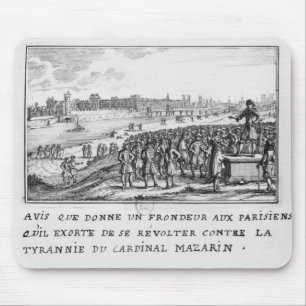 A man of the Fronde exhorting the Parisians Mouse Mat