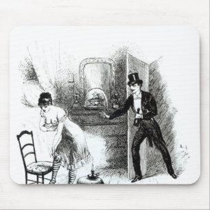 A man visiting a prostitute mouse mat