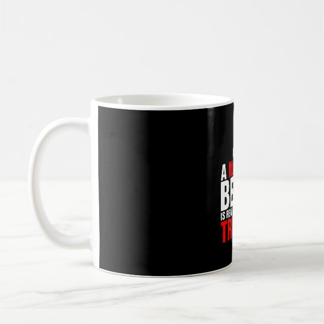 A Man With Beard Is Real And Should Be Trusted Ugl Coffee Mug (Left)