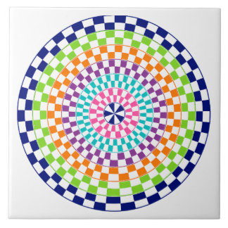 A mandala tile