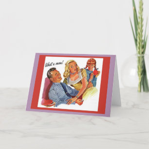 A Manly Valentine's Day Holiday Card