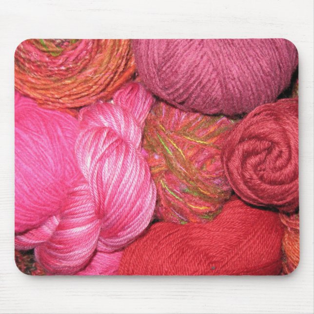 A Mano Yarn Centre: Mousepad (pinks) (Front)