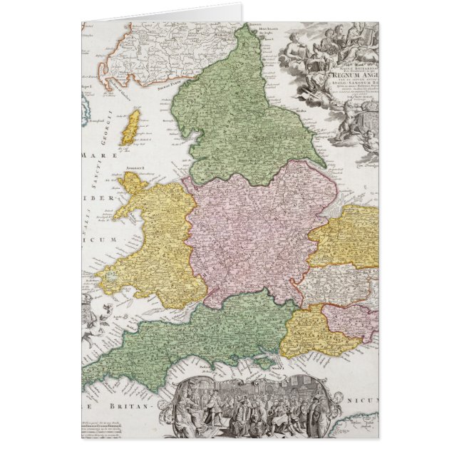 A Map of England | 1760 (Front)