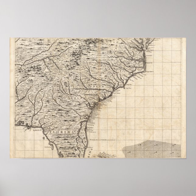 A Map of the British Empire in America Sheet 10 Poster (Front)