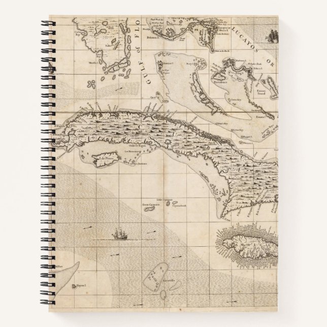 A Map of the British Empire in America Sheet 14 Notebook (Front)