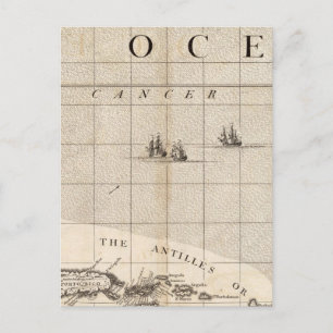 A Map of the British Empire in America Sheet 15 Postcard