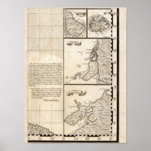 A Map of the British Empire in America Sheet 20 Poster