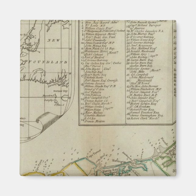 A Map of the Island of St John Magnet (Front)