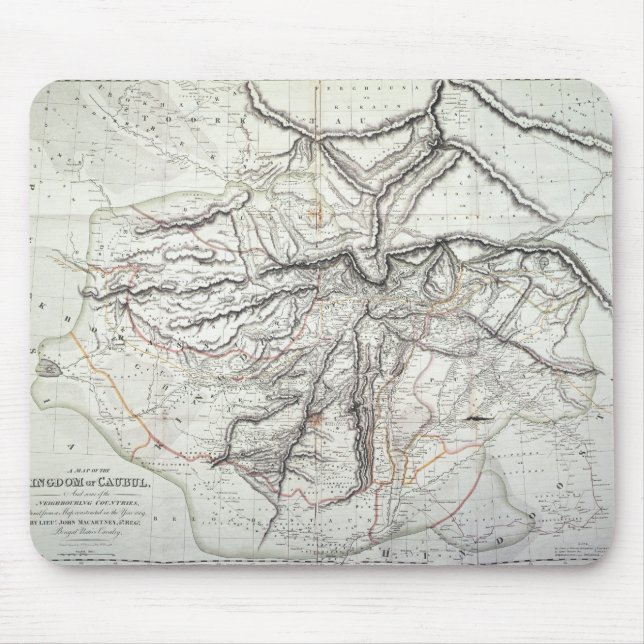 A Map of the Kingdom of Kabul Mouse Mat (Front)