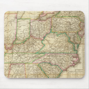 A Map Of The Roads, Canals And Steam Boat Mouse Mat