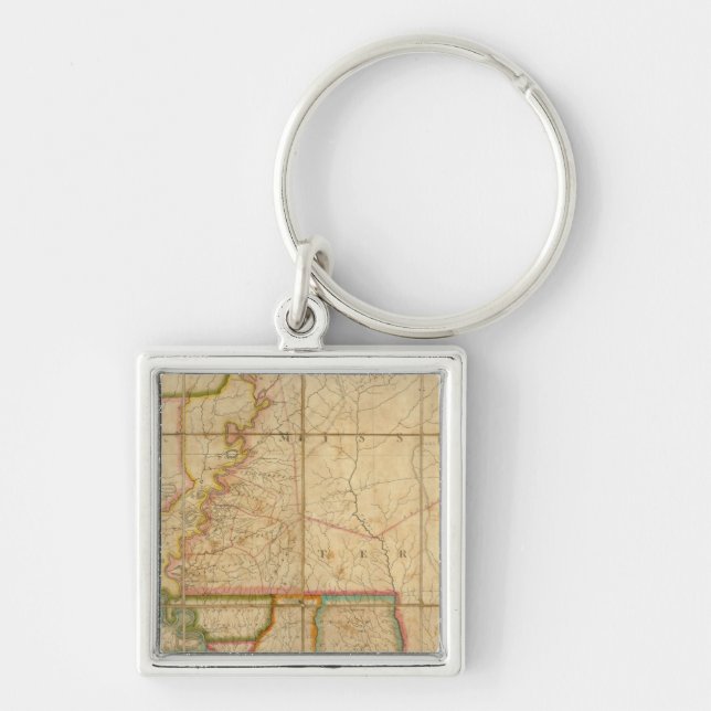 A Map of the State of Louisiana Key Ring (Front)