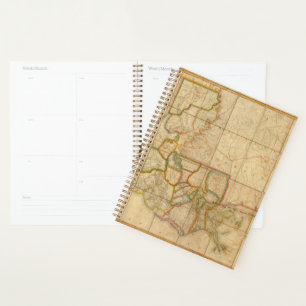 A Map of the State of Louisiana Planner
