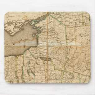 A Map of the State Of New York Mouse Mat