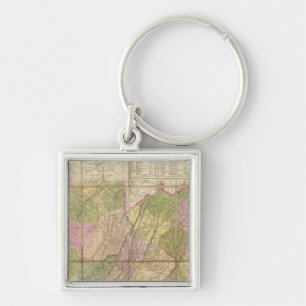 A Map of Virginia Key Ring