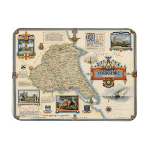 A Map of Yorkshire: East Riding Magnet