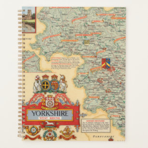 A Map of Yorkshire: West Riding Planner
