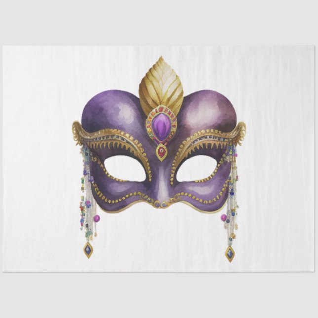 A Mardi Gras Mask Series Design 25 Tissue Paper (Front)