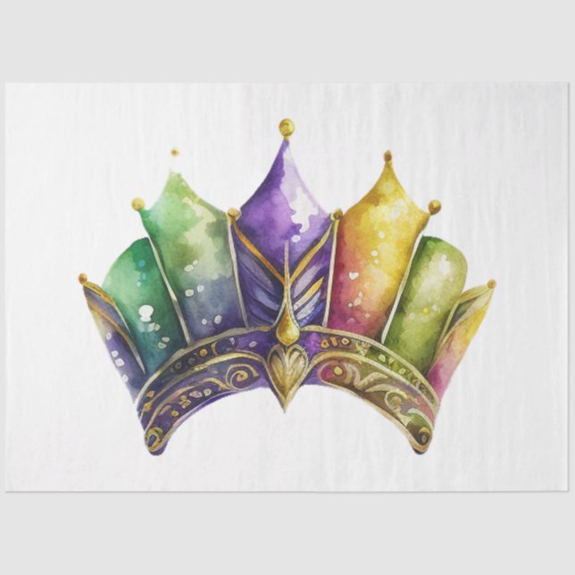 A Mardi Gras Mask Series Design 28 Tissue Paper (Front)