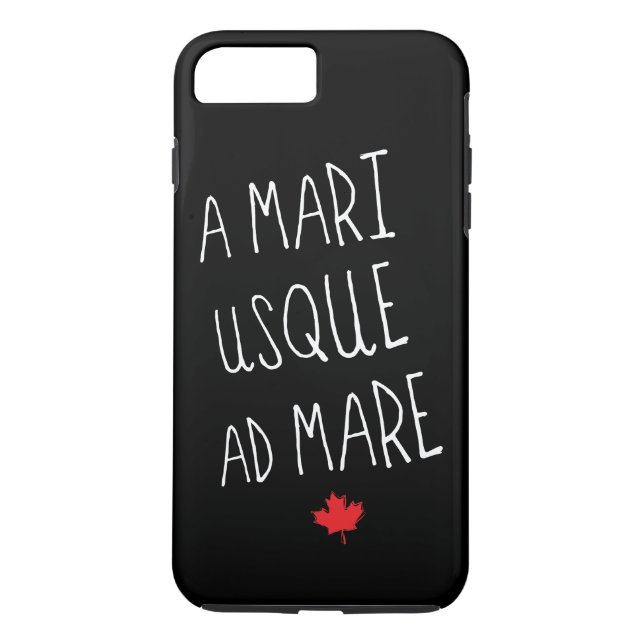 A Mari Usque Ad Mare Cell Phone Case, Canadian Case-Mate iPhone Case (Back)