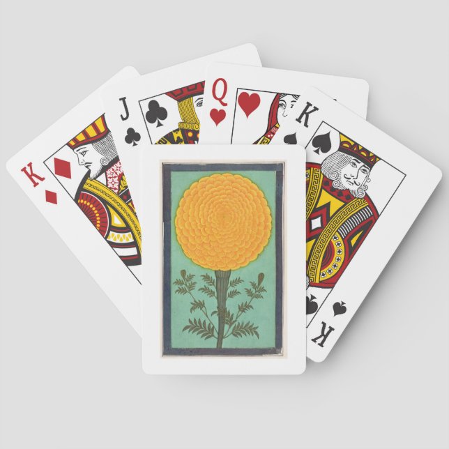A Marigold, from the Small Clive Album (w/c on pap Playing Cards (Back)