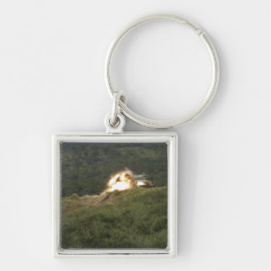 A Marine scores a direct hit Key Ring