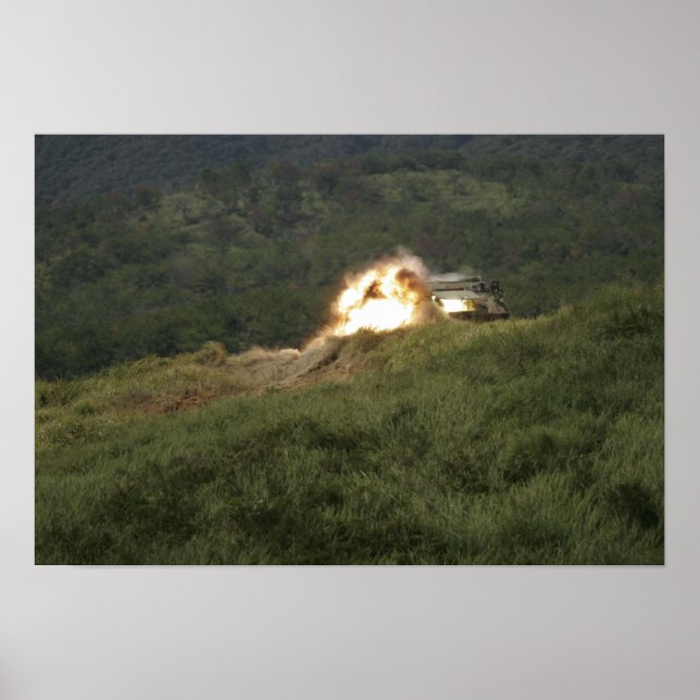 A Marine scores a direct hit Poster (Front)