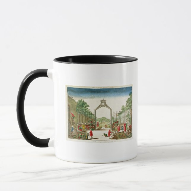 A Market Garden at One of the Gates of Paris Mug (Left)