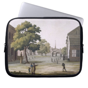 A market square, Philadelphia, Pennsylvania, from Laptop Sleeve