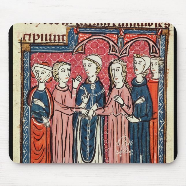 A Marriage, from 'Decrets de Gratien' Mouse Mat (Front)