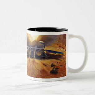 A Mars ascent vehicle Two-Tone Coffee Mug
