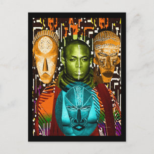 A Mask of Bravery Postcard