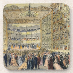 A Masked Ball at the Fenice Theatre, Venice, 19th Coaster