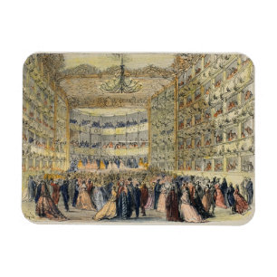 A Masked Ball at the Fenice Theatre, Venice, 19th Magnet