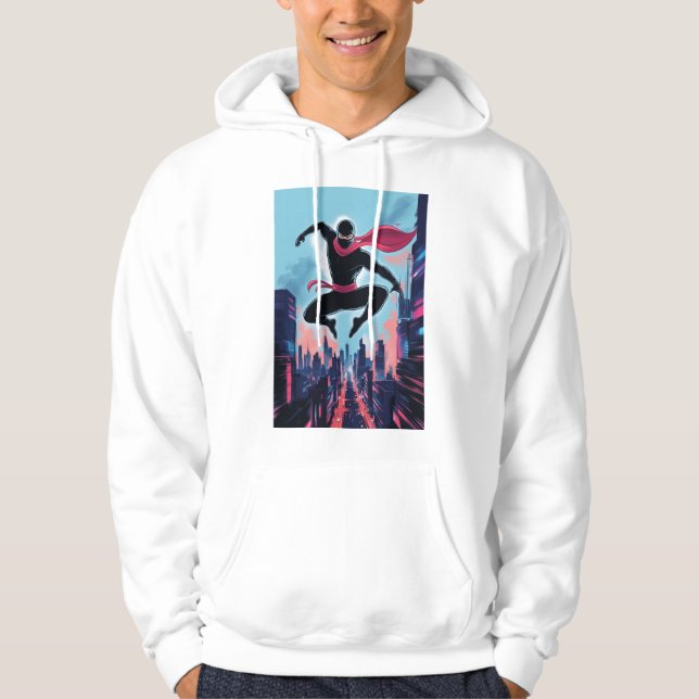 A masked ninja  hoodie (Front)