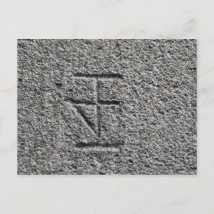 A Mason’s Mark from Central Europe Postcard