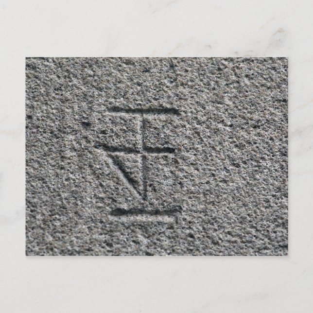 A Mason’s Mark from Central Europe Postcard (Front)