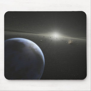 A massive asteroid belt in orbit around a star mouse mat