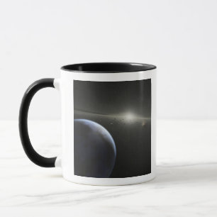 A massive asteroid belt in orbit around a star mug