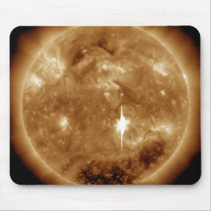 A massive X-class solar flare erupts on the Sun Mouse Mat