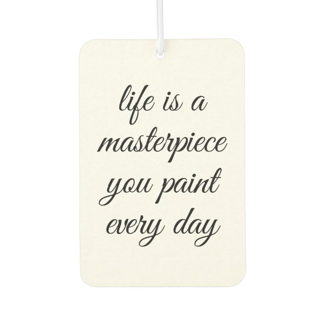 A Masterpiece Air Freshener (Front)