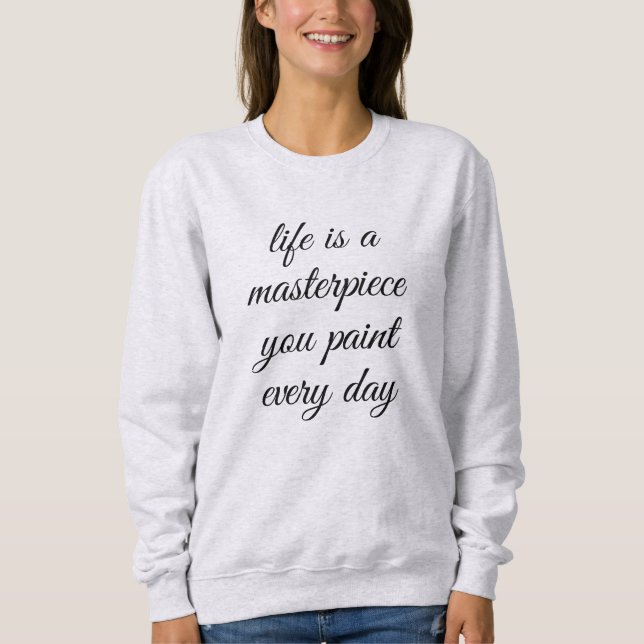 A Masterpiece Women's Basic Sweatshirt (Front)