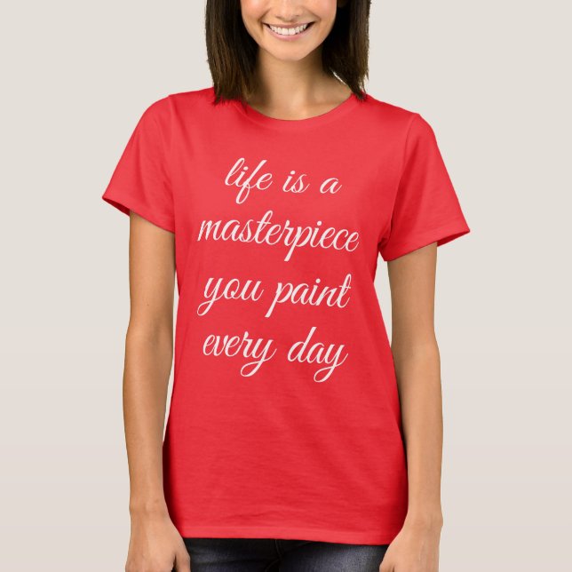 A Masterpiece Women's Basic T-Shirt (Front)